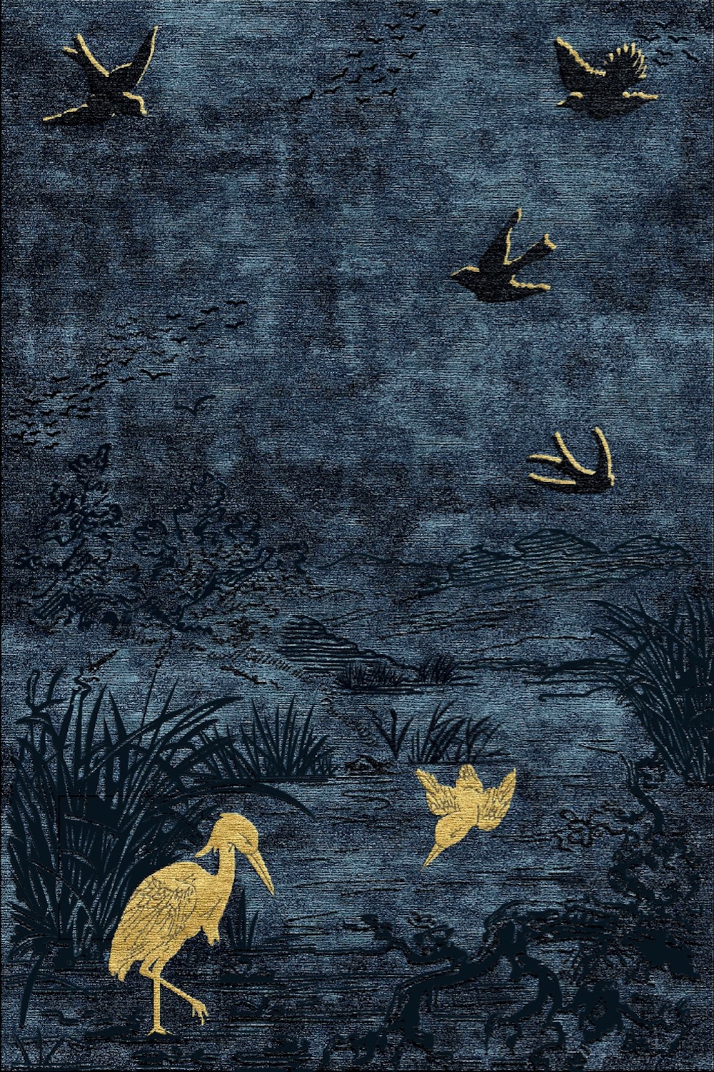 Heron at Dusk